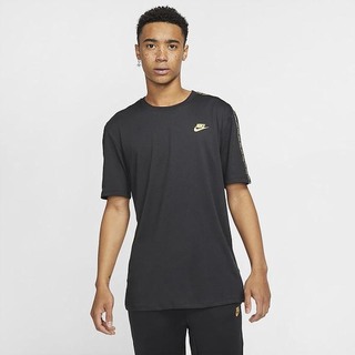 Tricouri Nike Sportswear Barbati Negrii Metal Aurii | DWMN-42178